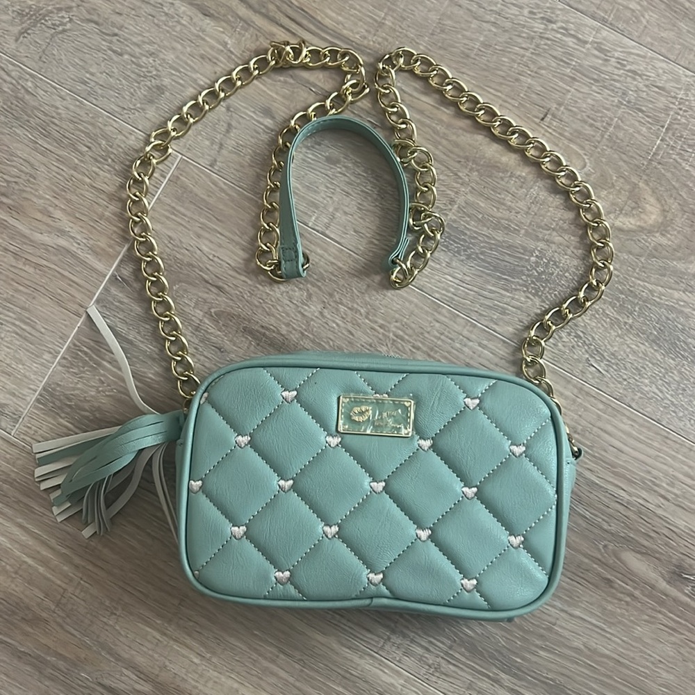 Betsey Johnson quilted crossbody bag NWOT